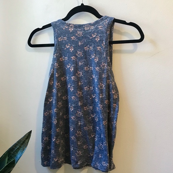 Faded Floral Racerback Tank - Picture 2 of 4